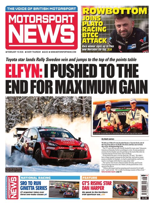 Title details for Motorsport News by Kelsey Publishing Ltd - Available